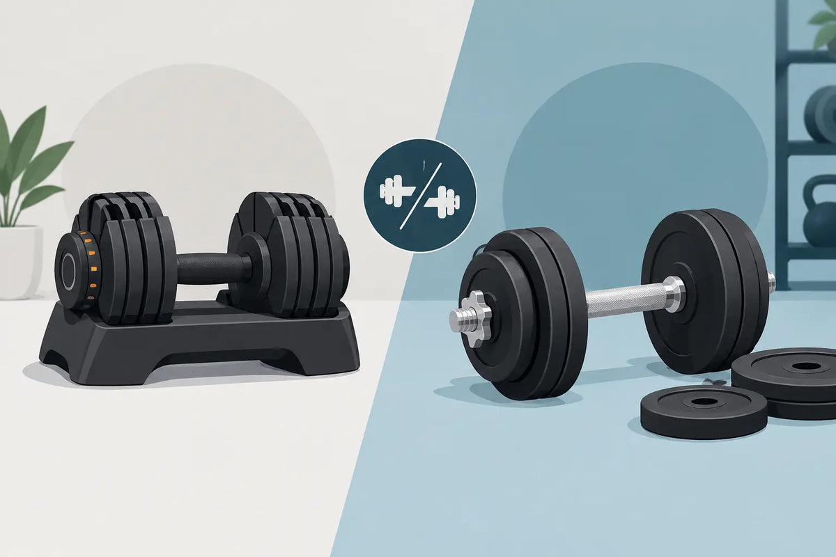 Selectorized versus loadable dumbbells vergelijken
