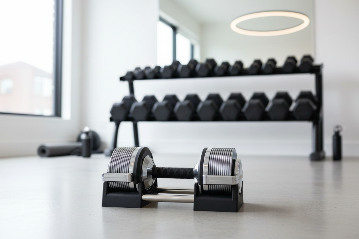 DualLift voor Dumbbell Rek