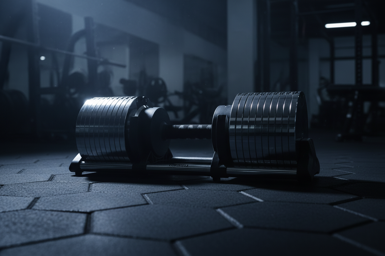Krachtige verstelbare dumbbell