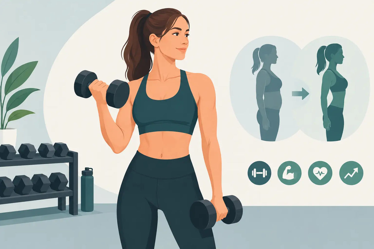 Dumbbell workout resultaten die je echt merkt