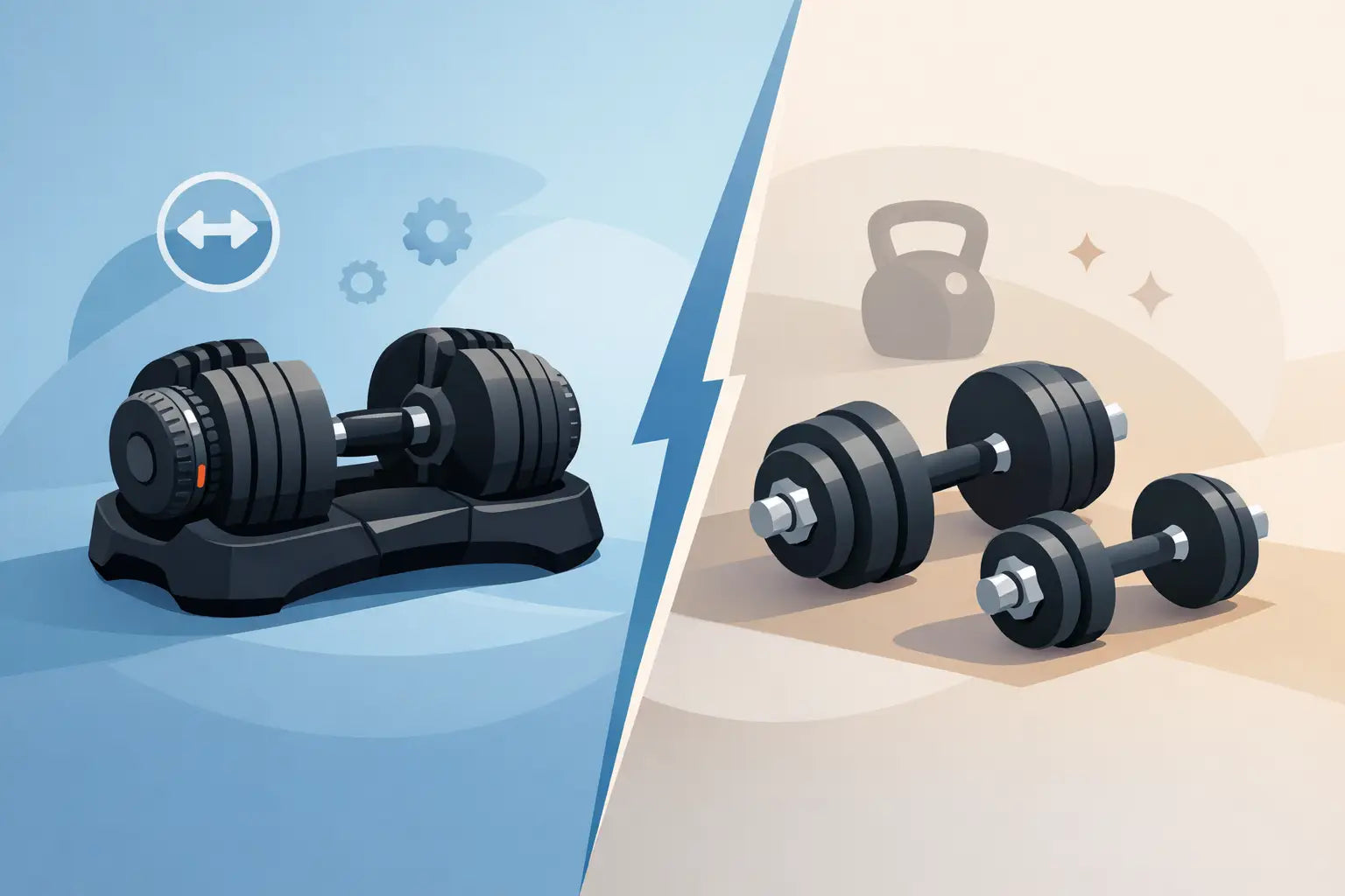Verstelbare halters versus dumbbellset: wat kies je?