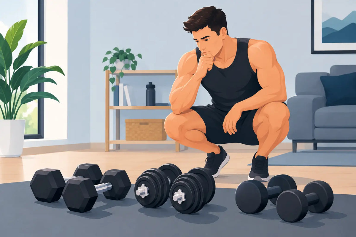 Dumbbells kiezen voor hypertrofie thuis doe je zo