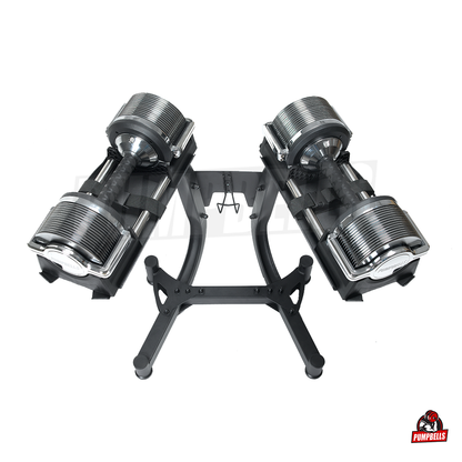 COMBIDEAL 2 x 28KG | 26 DUMBELLS  + STAND