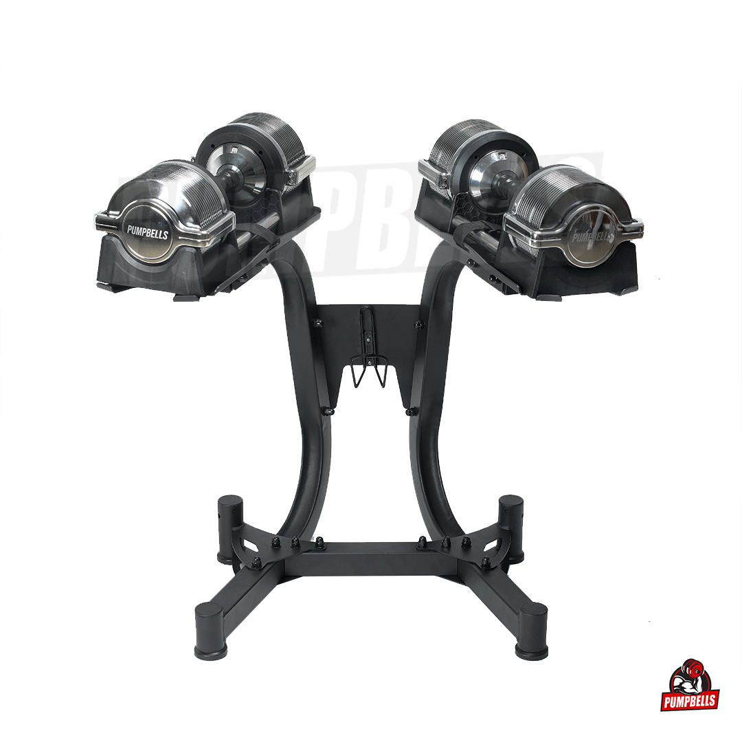 COMBIDEAL 2 x 28KG | 26 DUMBELLS  + STAND
