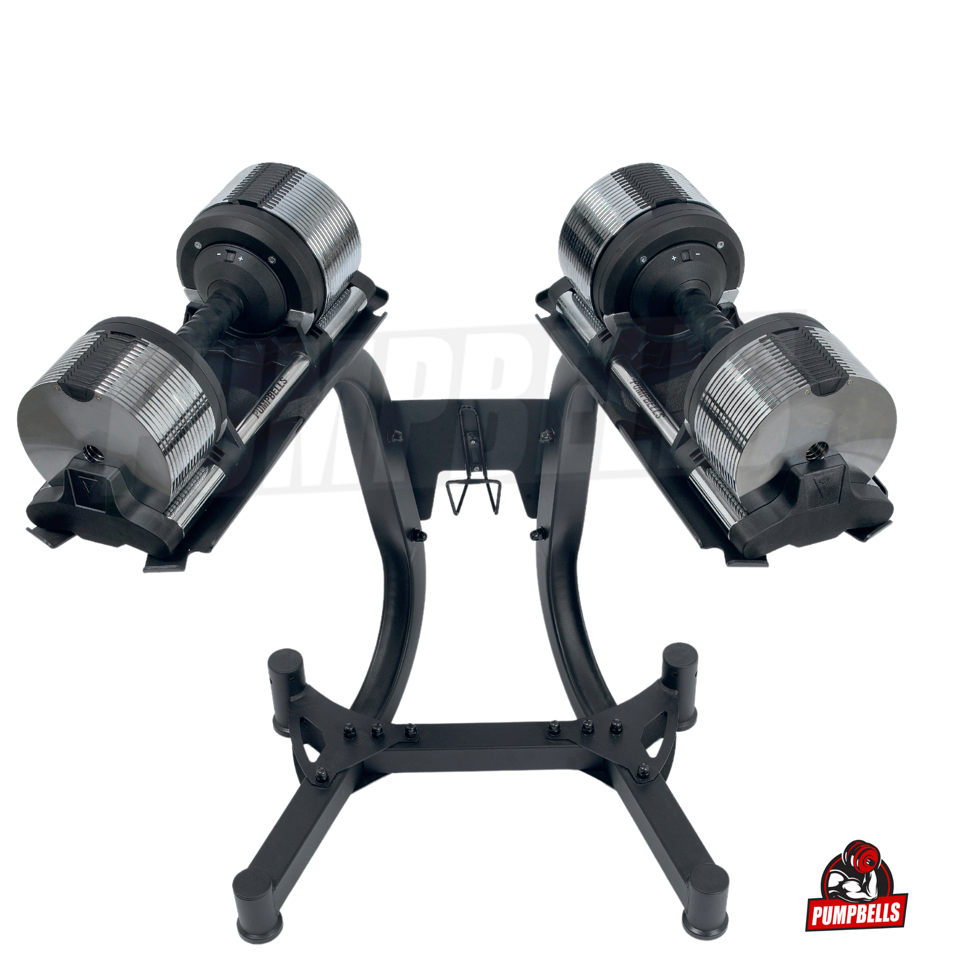 COMBIDEAL 2 X 32KG | 30 DUMBELLS (ZONDER RAND) + STAND