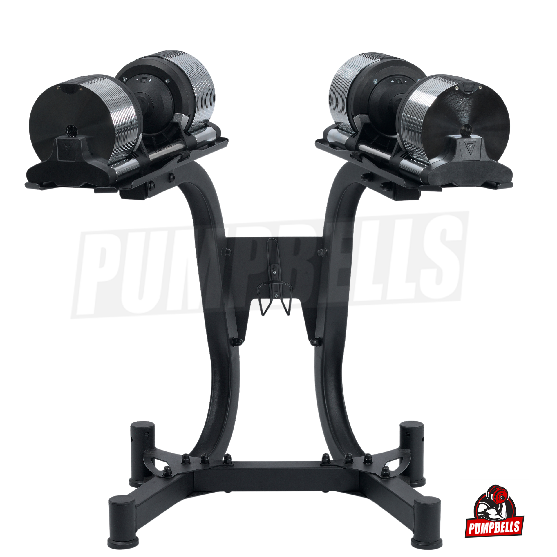 COMBIDEAL 2 X 32KG | 30 DUMBELLS (ZONDER RAND) + STAND