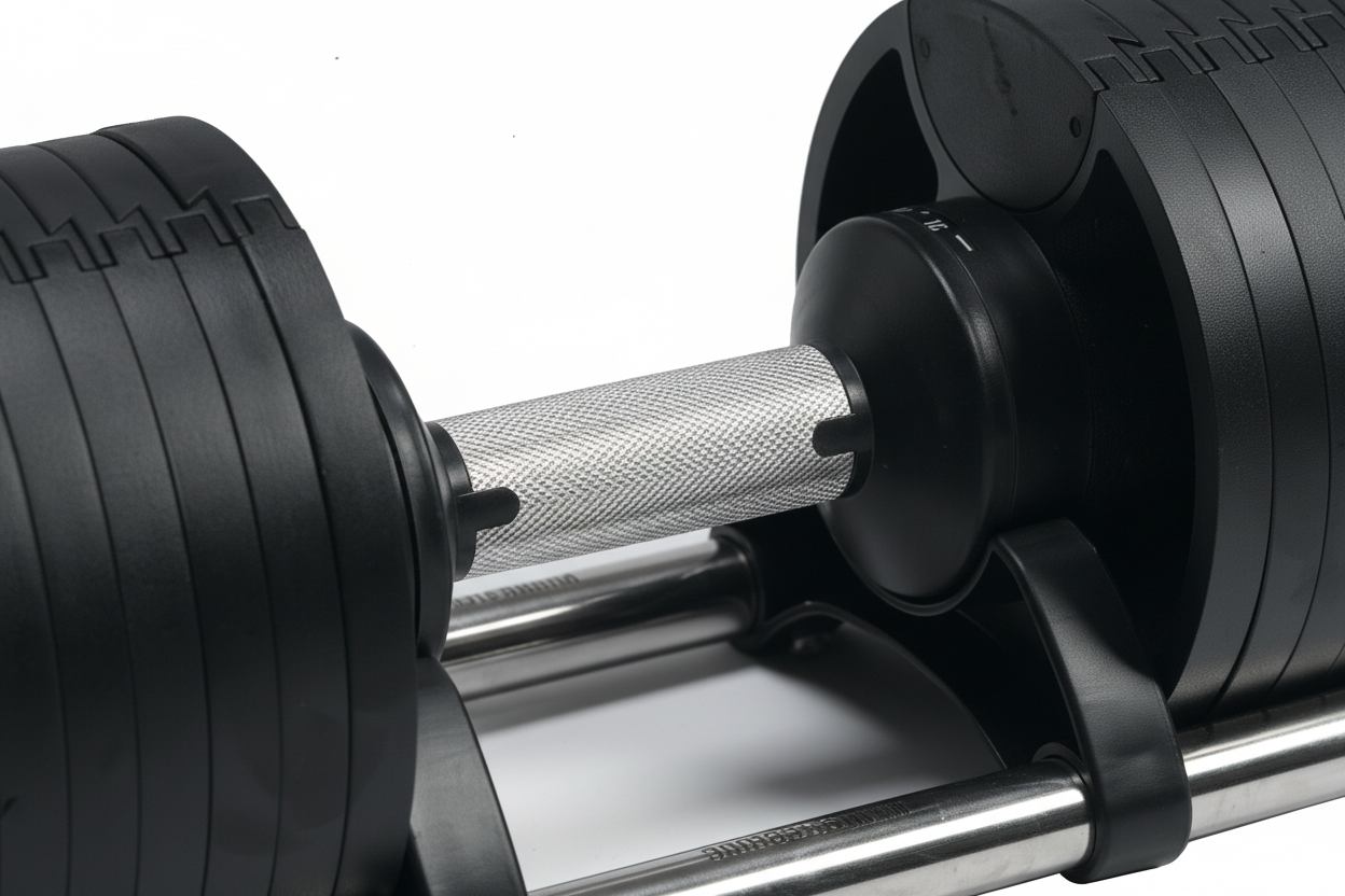 Close-up verstelbare dumbbell